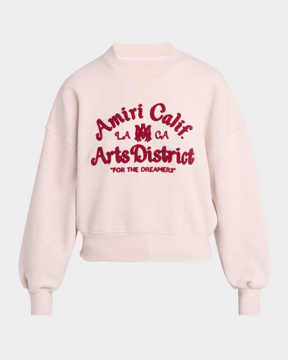 Arts District Logo Cropped Crewneck Sweatshirt